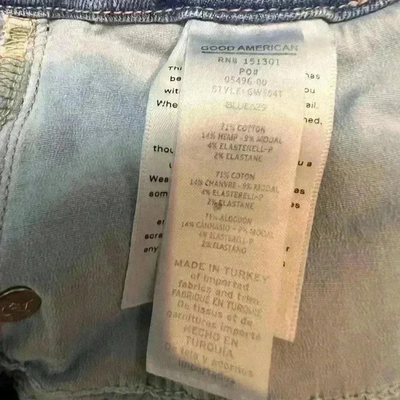 Good american good waist ultra high rise skinny jean in blue629 Size 6/28 - Picture 9 of 10